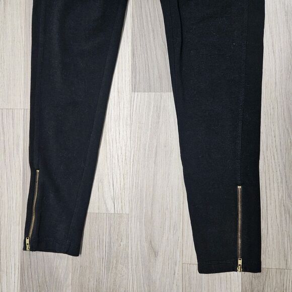 J. Crew Womens Black Ankle Zip Leggings Size Small - Picture 2 of 9